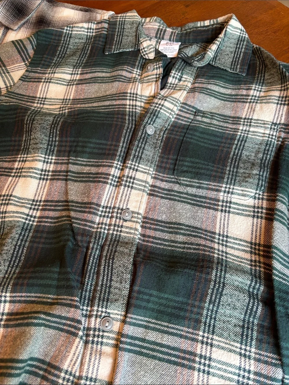 GAP Kids Plaid Button-Up Shirts Duo